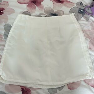 White Zara skirt